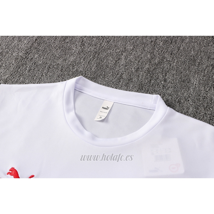 Chandal del AC Milan Manga Corta 2021-2022 Blanco